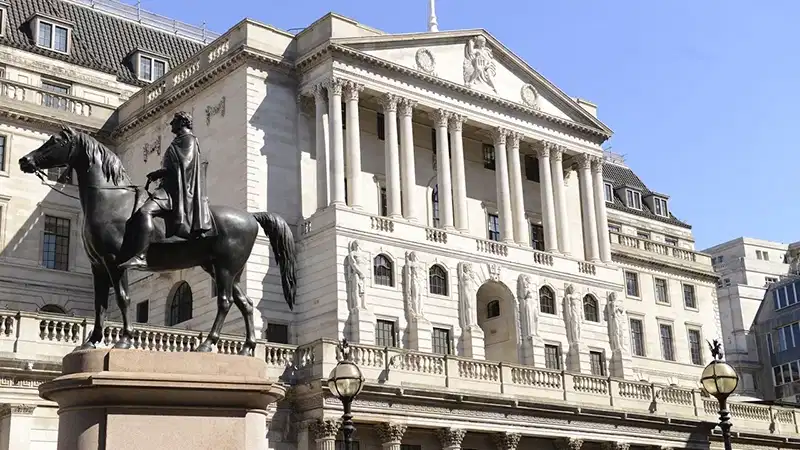 The Bank of England raises interest rates in response to unexpected inflation