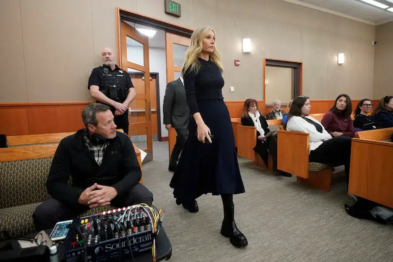 Gwyneth Paltrow si dichiara innocente per l'incidente sugli sci nello Utah