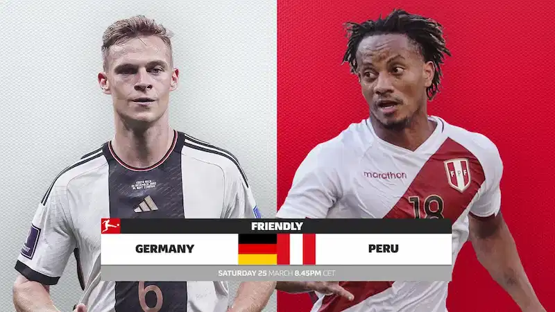 Die deutsche Nationalmannschaft bestreitet ein Freundschaftsspiel gegen Peru