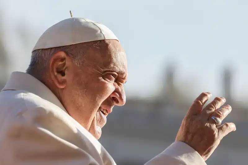 According to the Vatican, Pope Francis has been hospitalized due to a pulmonary infection.