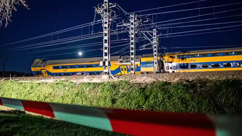 A train accident near The Hague has left one person dead and 30 others injured.