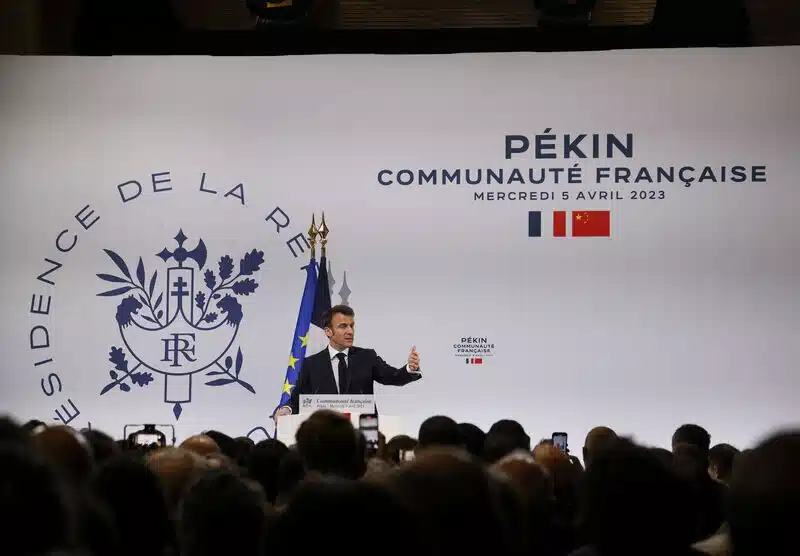 French President Macron believes that China can play a role in resolving the Ukraine conflict