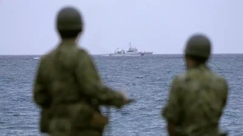Japanese military helicopter carrying 10 people crashes into the sea during training exercise