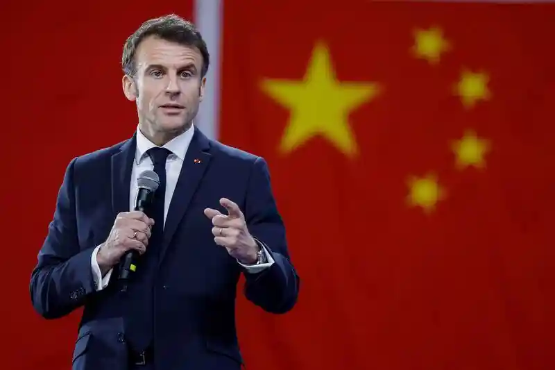 After facing criticism, French President Macron is attempting to justify his position on China.