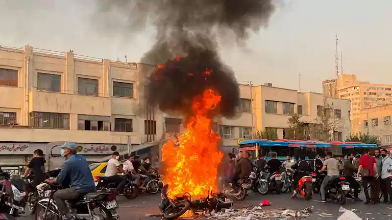 Iranian executions surge by 75% in an effort to intimidate protesters, according to human rights organizations.