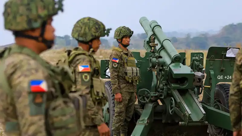 US-Philippine military exercise includes simulated attack on enemy vessel in South China Sea.