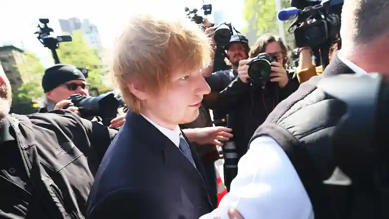 Musician Ed Sheeran admits copying 'Let's Get It On' would have been foolish.
