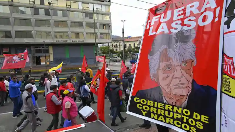 Ecuador's President Faces Consequences Amidst the Country's Troubles.