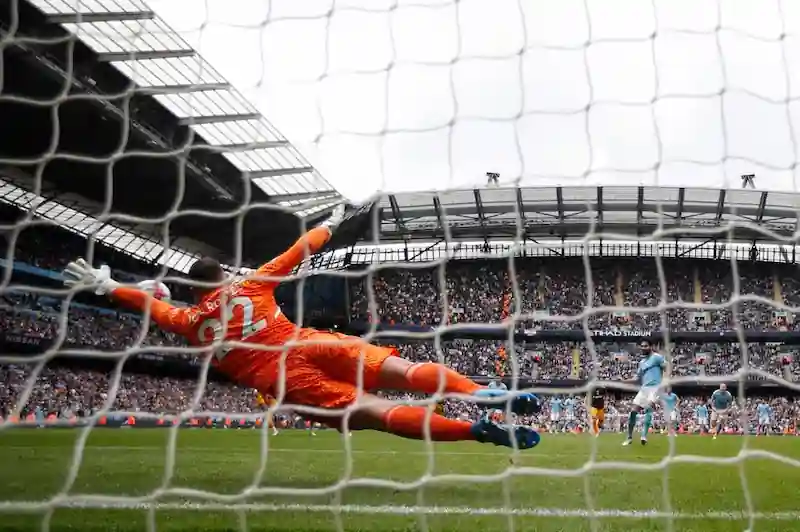 Gundogan's double secures Manchester City's lead in Premier League by four points.