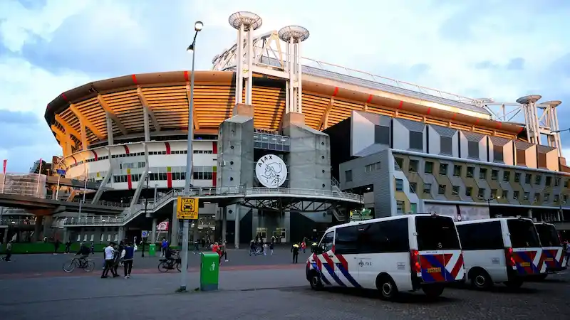 154 football fans arrested by Dutch police for chanting antisemitic slogans.