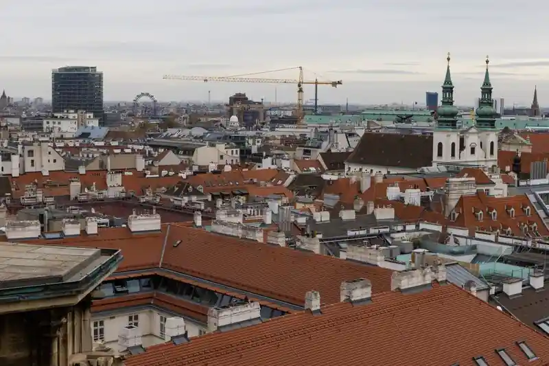 Wien entwickelt sich zum Brennpunkt der Immobilienkrise in Europa. 