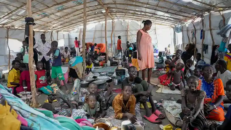 Civil war in Sudan displaces 1.4 million people, according to new UN report.