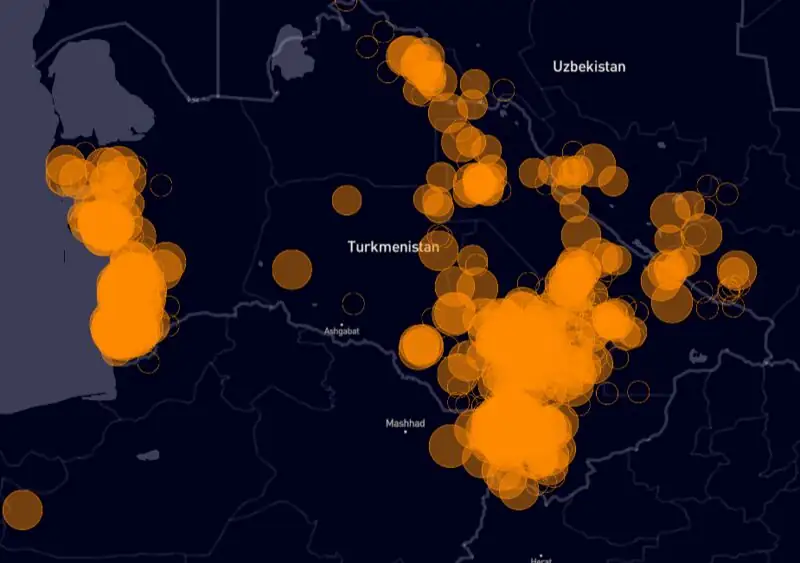 Turkmenistan engaging in discussions with the US to address significant methane emissions.