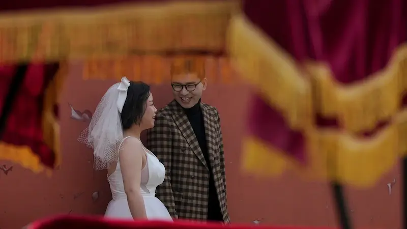 China witnesses the lowest number of marriages in over 30 years due to the impending population crisis.