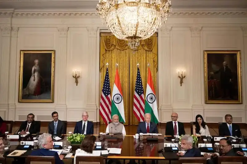 Biden and Modi Meet with Silicon Valley CEOs to Boost Tech Collaboration with India