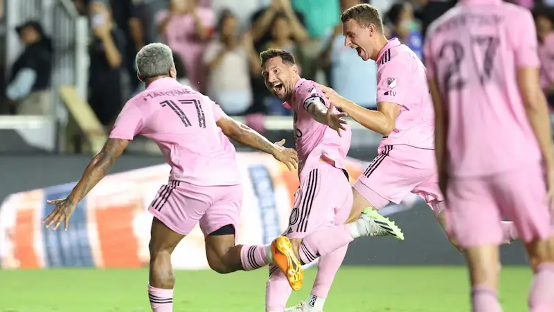 Lionel Messi's exceptional free-kick leads Inter Miami to triumph in the debut of the soccer legend with the MLS team.