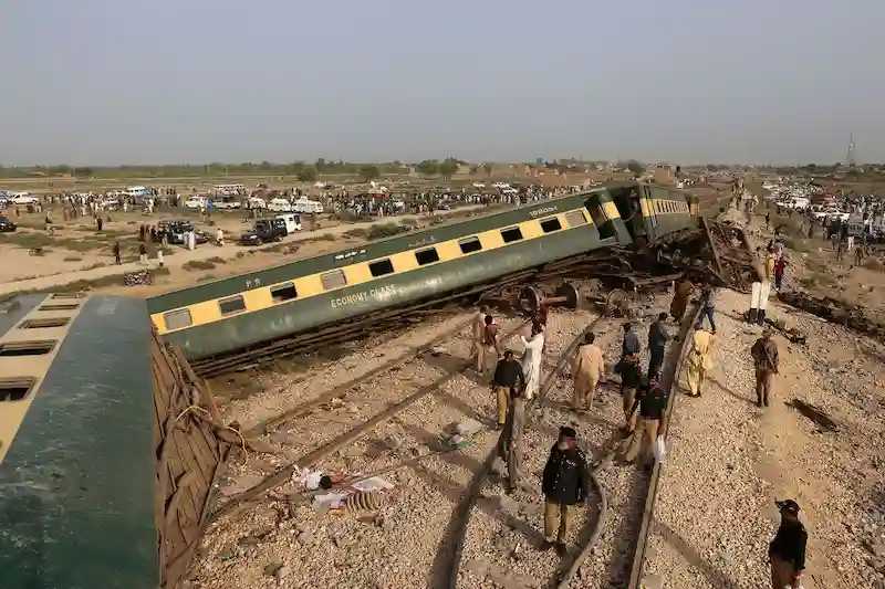 At Least 30 People Dead in Tragic Train Collision in Southern Pakistan