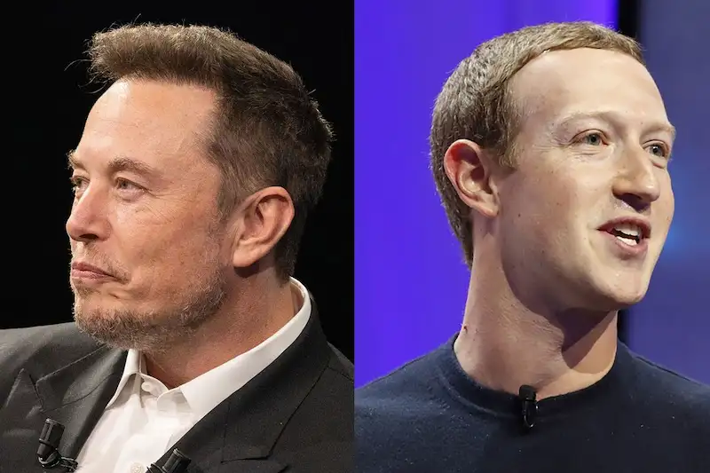 Musk, X Platformunda Zuckerberg'e Karşı Cage Fight'ı Canlı Yayınlayacak