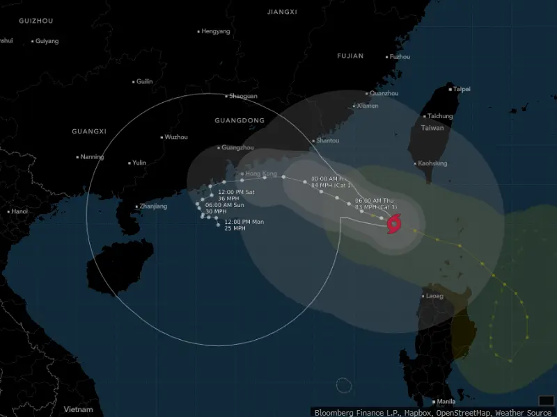 Hong Kong Braces for Imminent Closure Ahead of Approaching Super Typhoon Saola