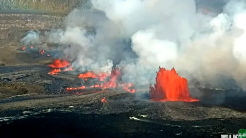 Il vulcano Kilauea riprende l'eruzione dopo una lunga dormienza alle Hawaii