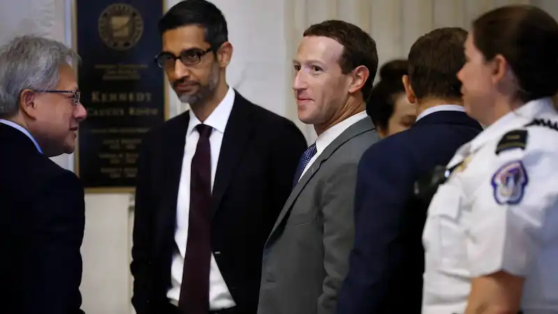 Tech Titans Gather in Washington to Deliberate Future AI Policies