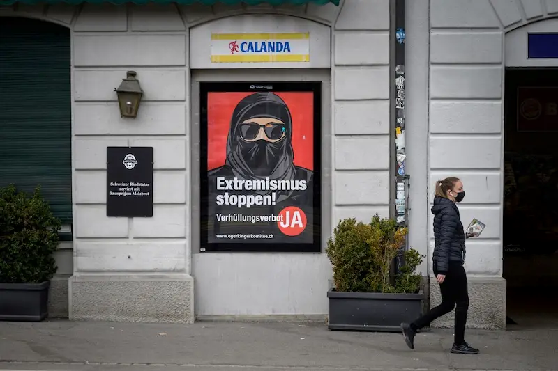 La Svizzera attua il divieto del velo facciale dopo il voto nazionale