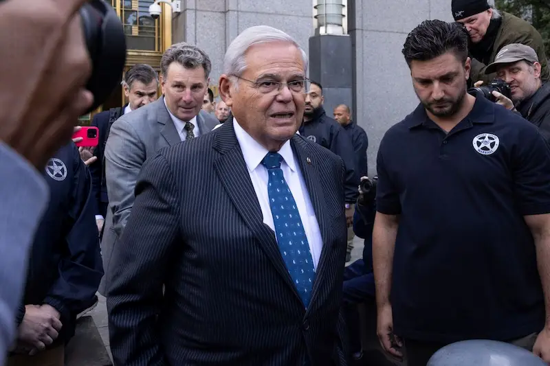 Menendez assures Democratic colleagues he will not step down from Senate