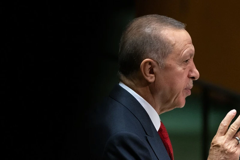 Erdogan Slams US for Deploying Warships to Israel
