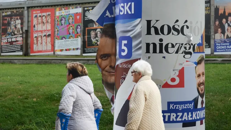 Poland's crucial election underway as ruling populist party fights to retain control