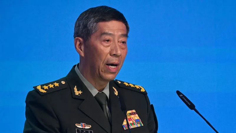 China's Defense Minister Li Shangfu ousted following mysterious vanishing act