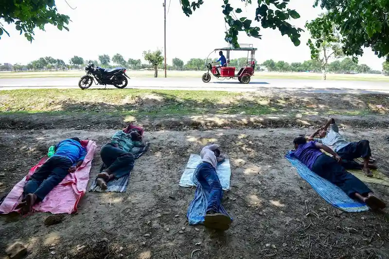 October temperatures in India reach third-highest levels on record.