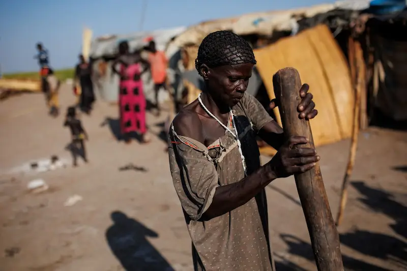 Krieg und Klimawandel verschärfen die Hungerkrise in Afrika. 