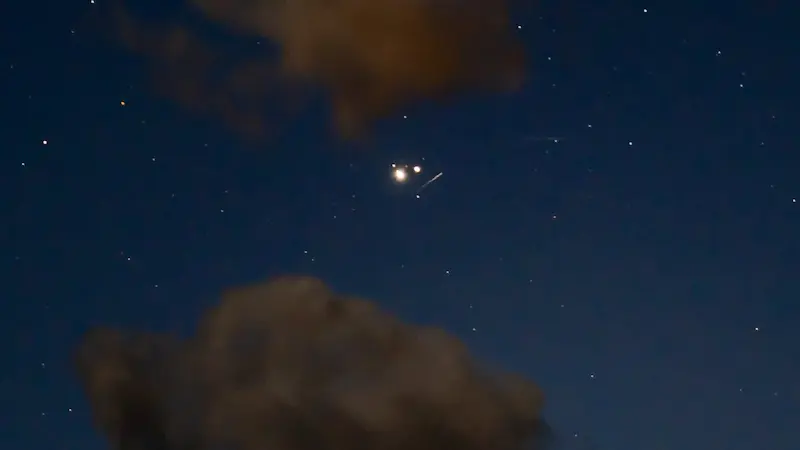 Erleben Sie den letzten Meteoritenschauer des Jahres