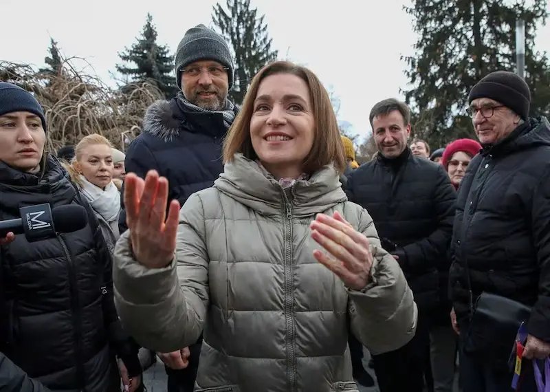 Moldova's pro-European president Sandu intends to pursue a second term