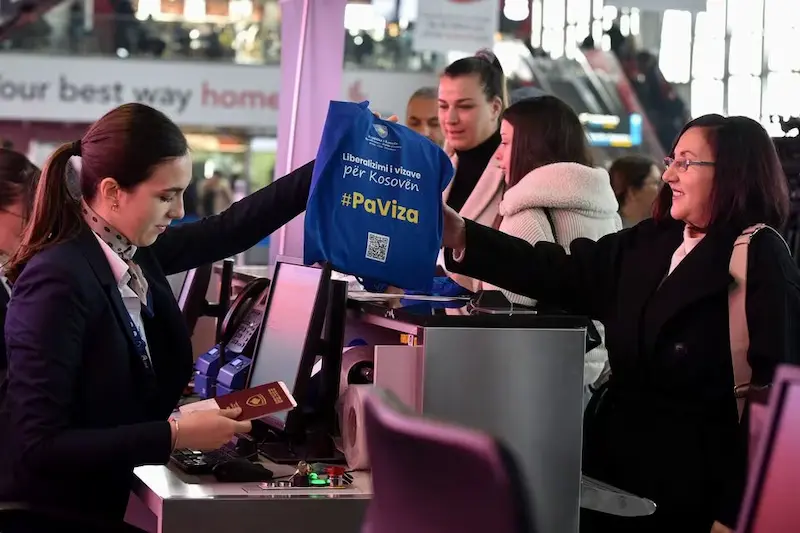 Kosovars Celebrate Visa-Free Access to Schengen Zone as Borders Open