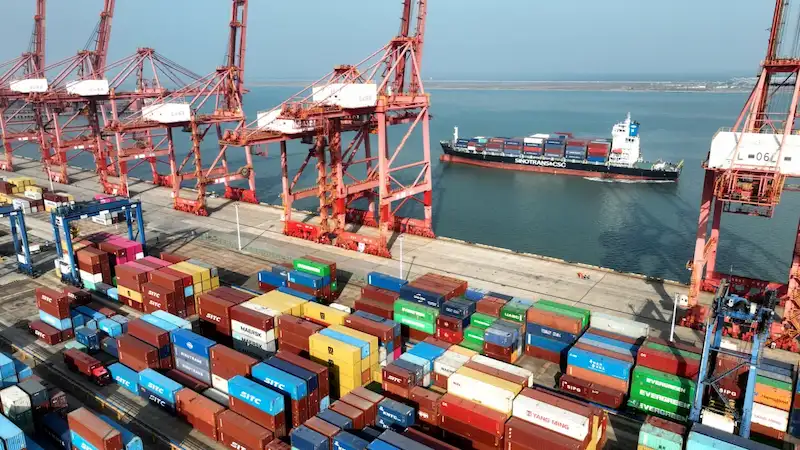 China's exports suffer amid declining domestic demand, marking a 7-year low.