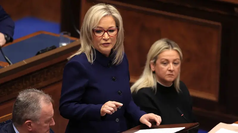 Michelle O’Neill makes history as first nationalist leader in Northern Ireland.