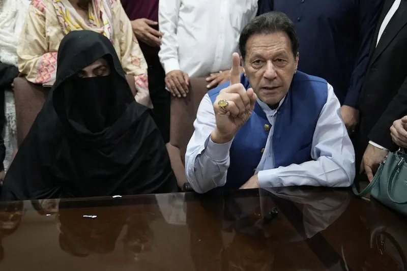 Pakistan Court Sentences Imran Khan and Wife to Seven Years for Unlawful Marriage.