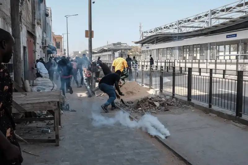 Senegal's Elections Prompt Renewed Protests with Teargas Deployed