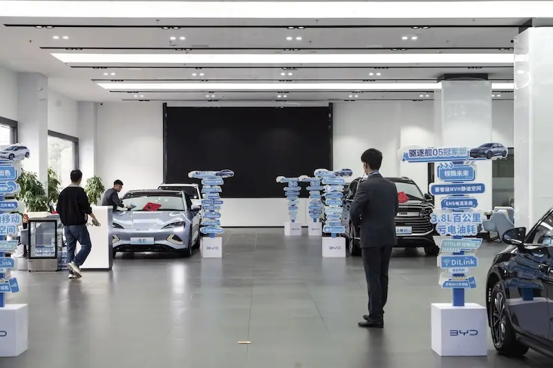 China Car Sales Dip as Holiday Season Slows Demand and Customers Wait for Rebates