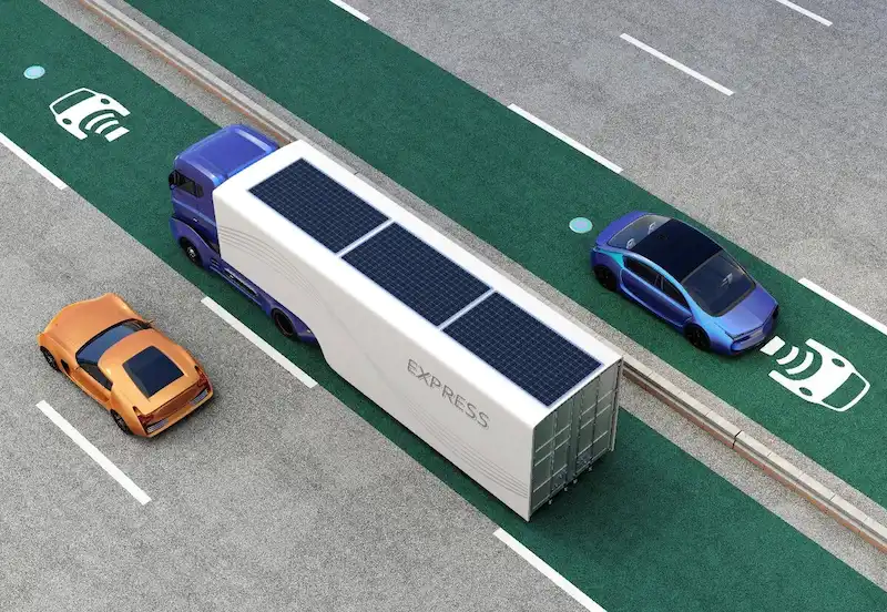 Revolutionizing Trucking with Wireless Charging Roads