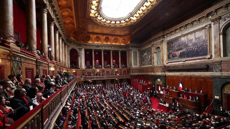 France makes history by enshrining abortion rights in constitution.