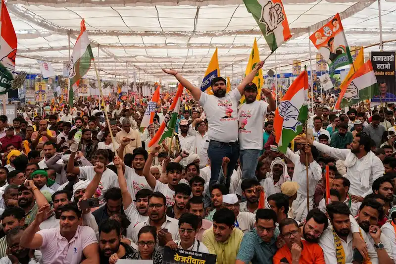 Opposition Rallies for Democracy in India Amid Political Arrests