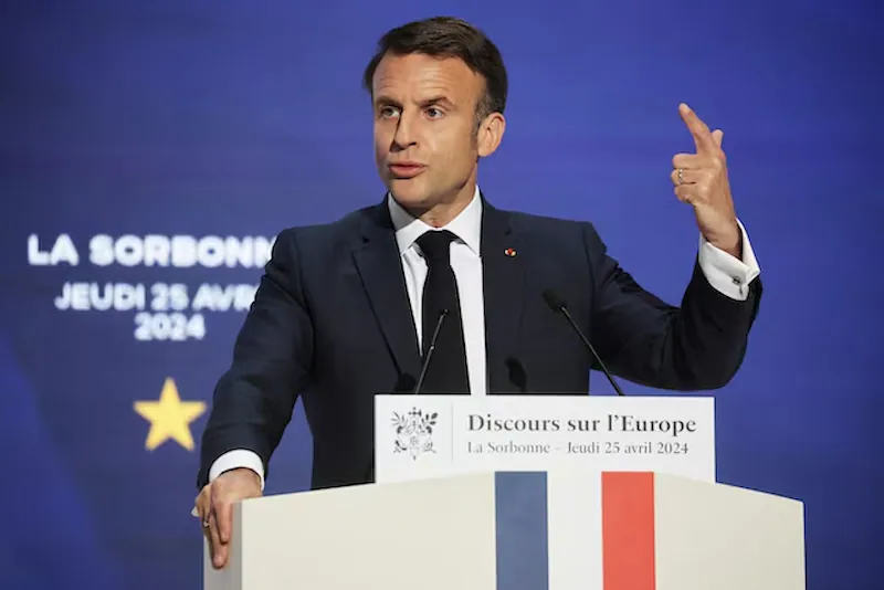 Macron ก่อให้เกิดความขัดแย้งด้วยการเรียกร้องให้รวมคลังแสงนิวเคลียร์ของฝรั่งเศสไว้ในการเจรจากลาโหมของยุโร