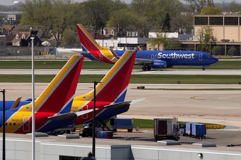 Southwest Airlines lança programa de compensação por atraso após o caos do feriado