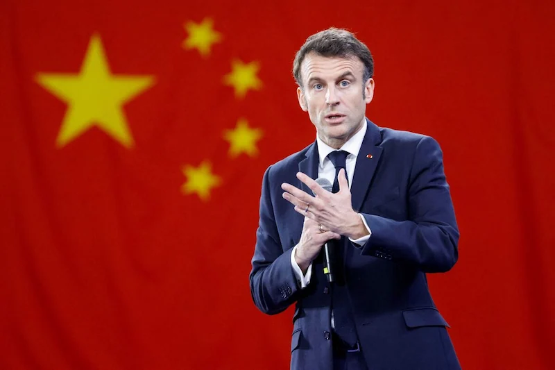 French President Pushes for Upgraded Economic Relations with China Ahead.