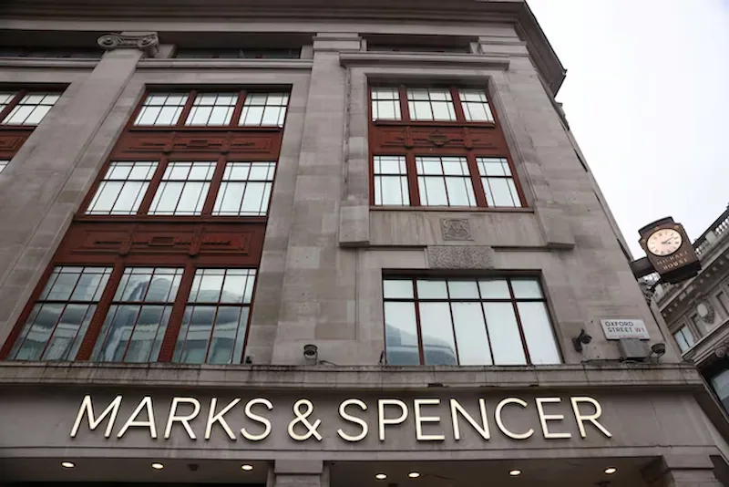 Der Online-Shop von Marks & Spencer hat technische Probleme und der Einzelhändler entschuldigt sich bei den Kunden