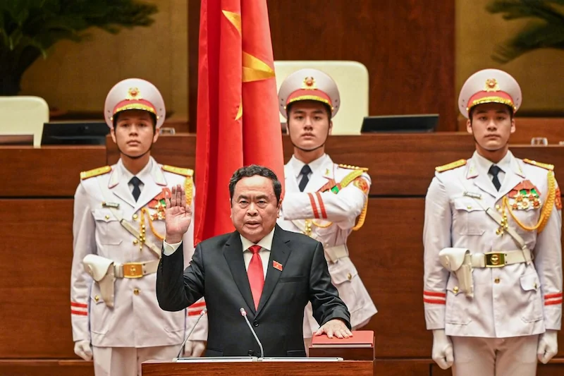 Tran Thanh Man Takes Helm as Chairman of Vietnam's Parliament