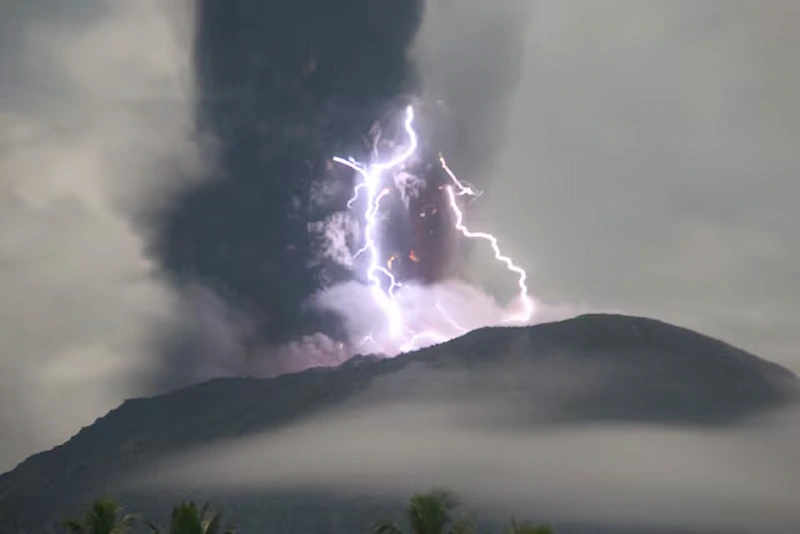 Mount Ibu Erupts in Indonesia, Prompting Evacuations and Warning of Potential Disasters