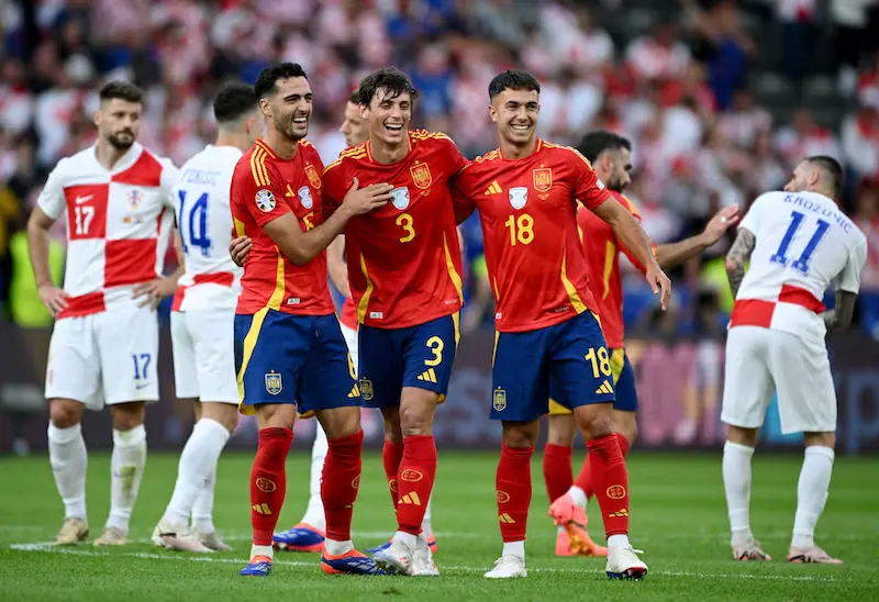 สเปนเอาชนะโครเอเชีย 3-0 ในศึกยูโร 2024 ประเดิมสนา